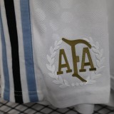 Mens Argentina white player Shorts 2025-26
