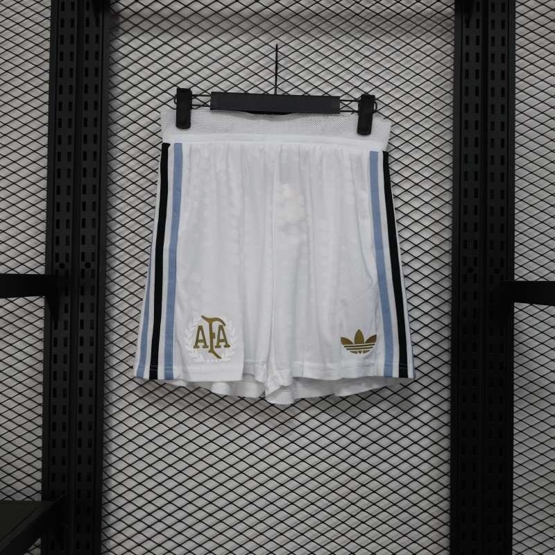 Mens Argentina white player Shorts 2025-26