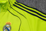 2025-26 Mens Real Madrid Grass green Jacket Training Suit       A2550#