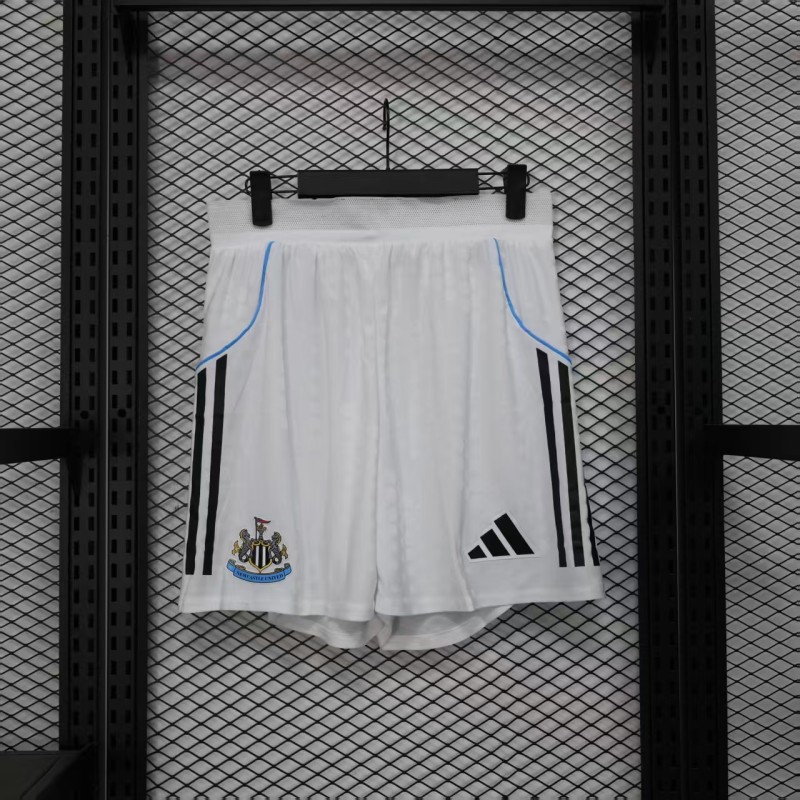Mens Newcastle home white Player Shorts 2025-26