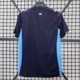 Mens Marseille away black  soccer jersey  2526
