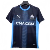 Mens Marseille away black  soccer jersey  2526