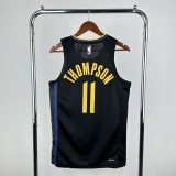 24-25 WARRIORS THOMPSON #11 Black Top Quality Hot Pressing NBA Jersey (Trapeze Edition)