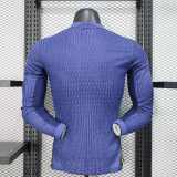 2025-26 Mens Atletico Madrid  away blue  Player  Long sleeve  jersey