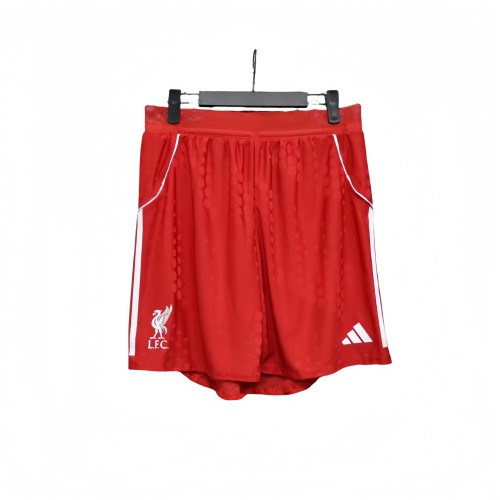 Mens LIV player red home Shorts 2526