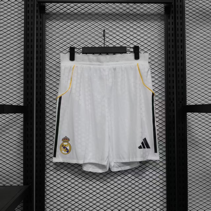 2025-26 Mens Real Madrid  Player home white  Shorts