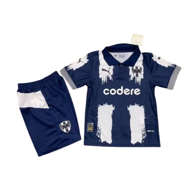 2025-26 Kids Monterrey Club World Cup home Soccer Jersey