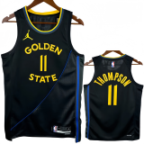 24-25 WARRIORS THOMPSON #11 Black Top Quality Hot Pressing NBA Jersey (Trapeze Edition)