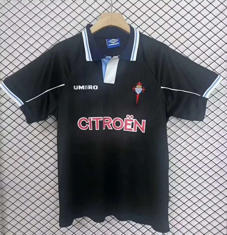 2025-26 Mens Celta black away Soccer Jersey
