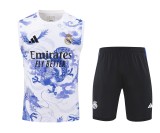2025-26 Mens  Real Madrid vest Training Short Suit