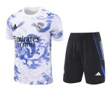 2025-26 Mens  Real Madrid white Training Short Suit