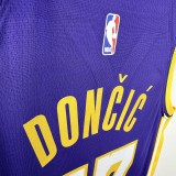Lakers DONCIC #77 Purple Top Quality Hot Pressing NBA Jersey