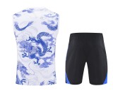 2025-26 Mens  Real Madrid vest Training Short Suit