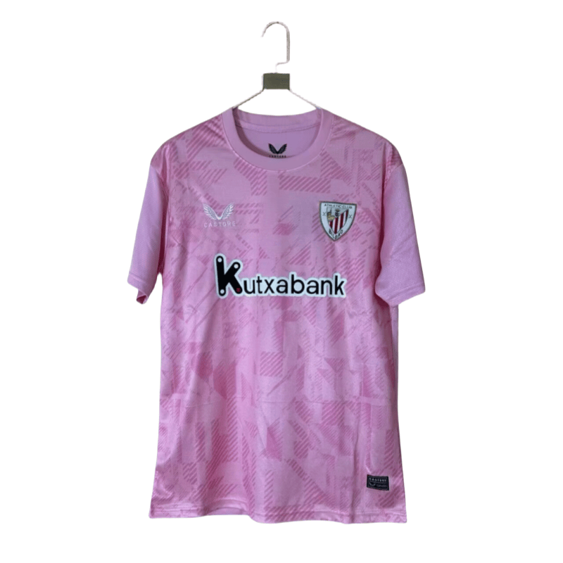 2025/26 Mens Athletic Bilbao pink soccer Jersey