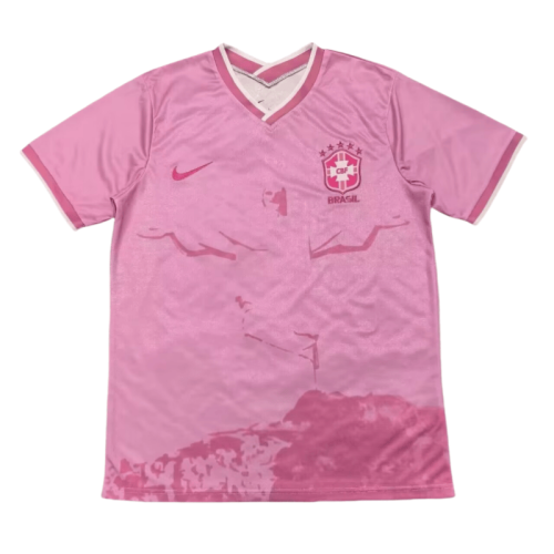 2025-26 Mens Brazil  pink soccer jersey
