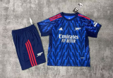 KIDS Arsenal blue away soccer  jersey 2025-26