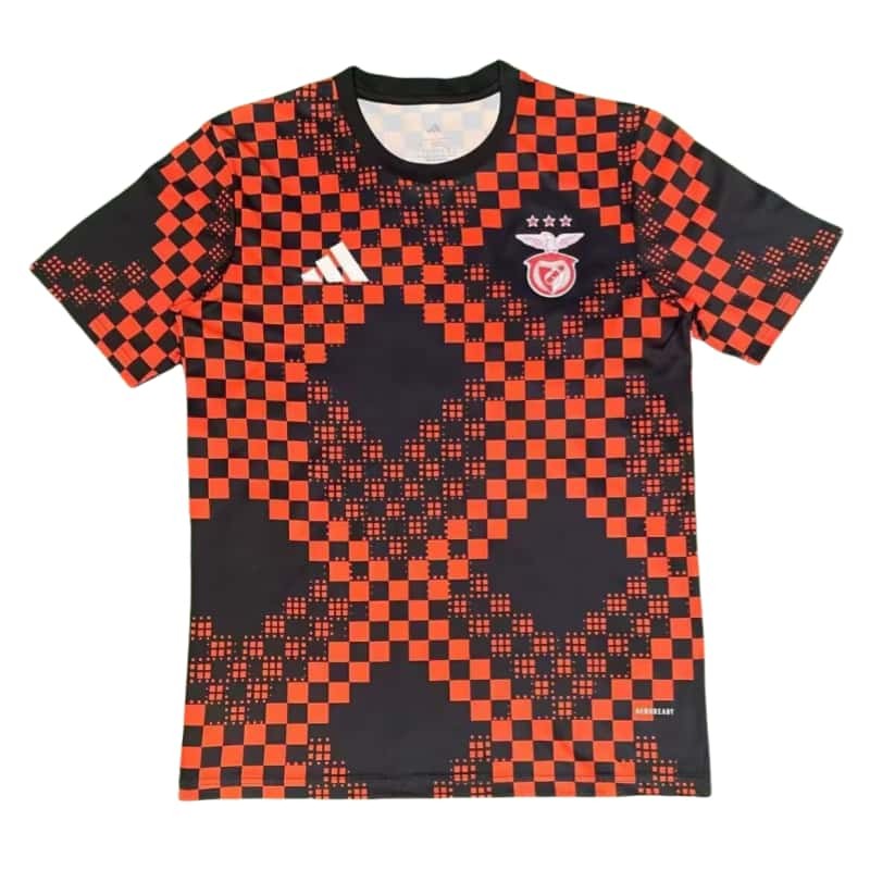 Mens Benfica  orange  Fans Soccer Jersey 2025-26