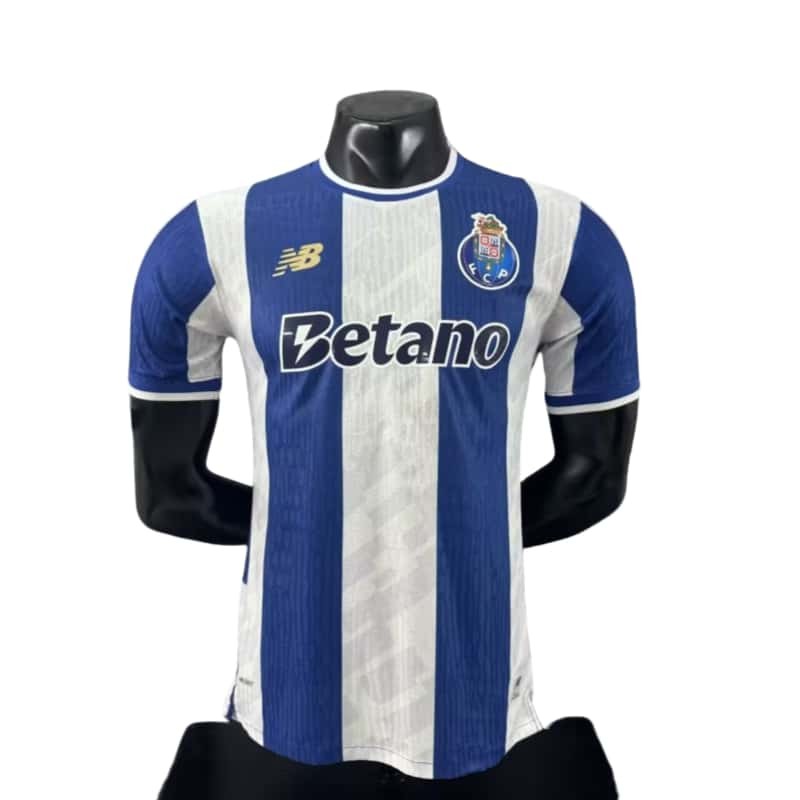 Mens Porto Player home blue soccer Jersey 2025/26
