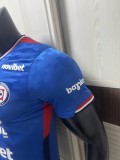 2025-26 Mens Cruz Azul  Player  home blue soccer Jersey