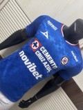 2025-26 Mens Cruz Azul  Player  home blue soccer Jersey