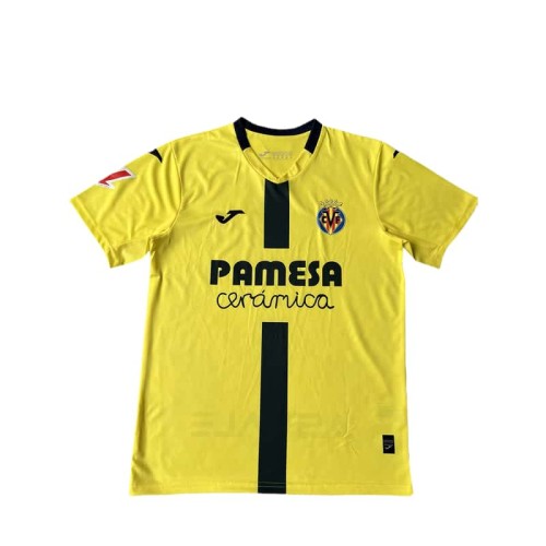 Mens Villarreal home yellow soccer jersey 2025-26