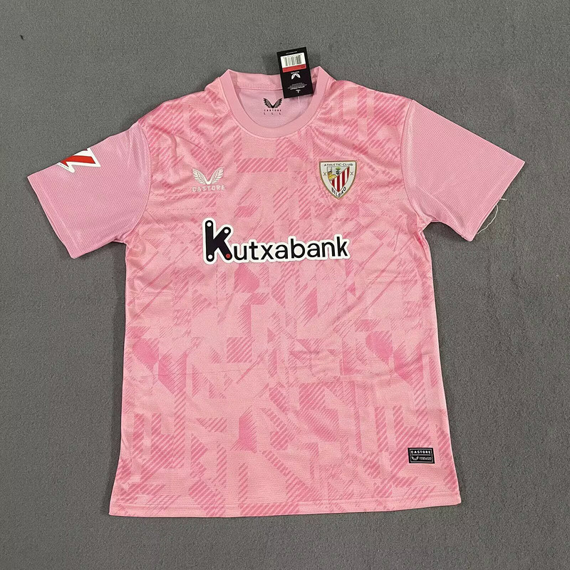 2025/26 Men’s Athletic Bilbao Special Edition pink soccer Jersey