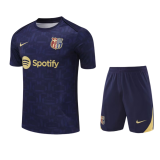 2025-26 Kids Barcelona blue soccer jersey