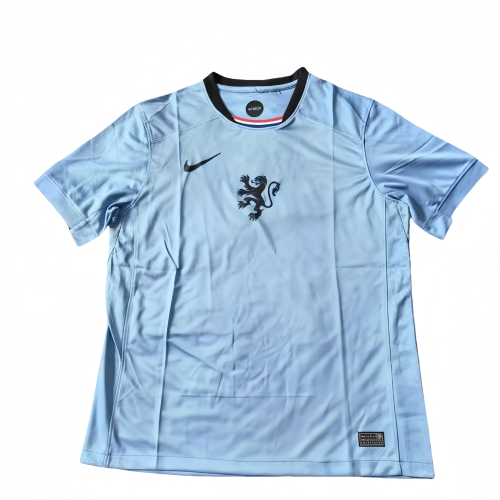 2526 Mens Netherlands away blue soccer jersey
