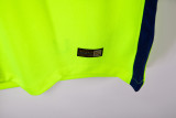 2014-15 Retro Barcelona Third away Fluorescent Green  Jersey Mens