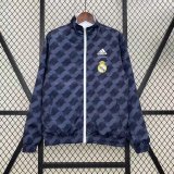 2025-26 Mens Real Madrid  white Double sided Windbreaker