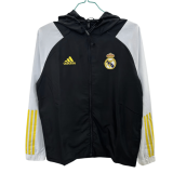 2025-26 Mens Real Madrid black windbreaker