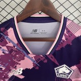 2025-26 Mens Lille away Purple Soccer Jersey