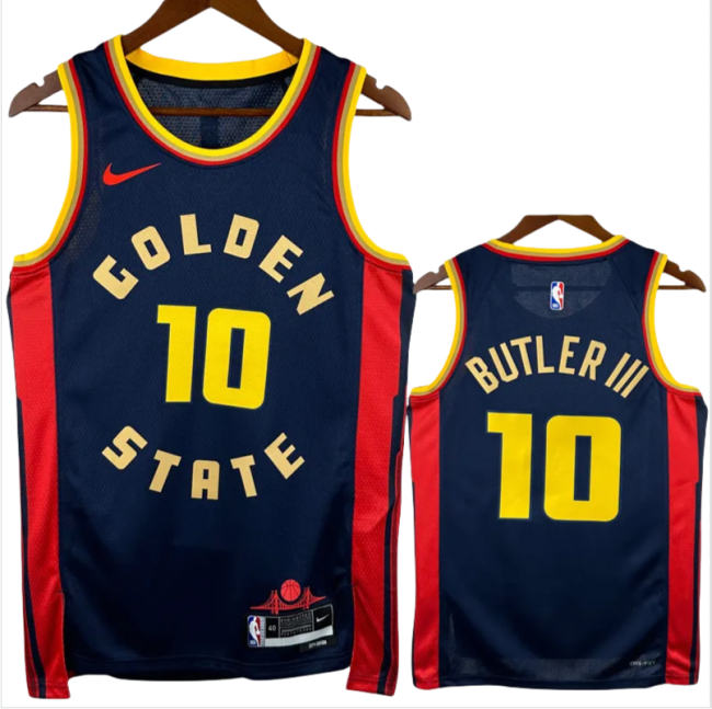 25-26 WARRIORS BUTLERIII #10 Royal blue City Edition Top Quality Hot Pressing NBA Jersey
