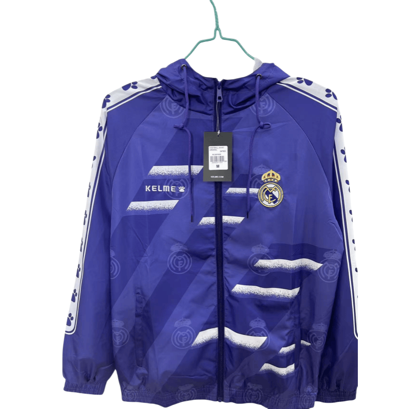 Mens Real Madrid Purple windbreaker 2025-26