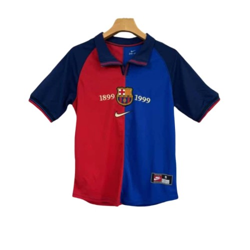 Mens Retro Barcelona home  soccer Jersey 1989-1999