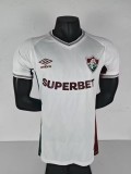 2025-26 Mens  Fluminense white away  Player Soccer Jersey