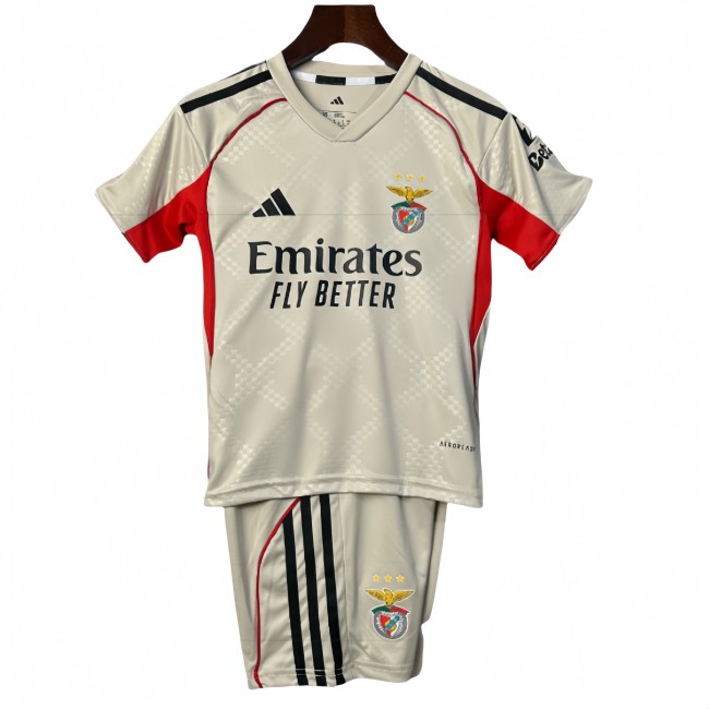 2526 KIDS Benfica away soccer Jersey