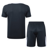 2025/26 Mens Chelsea dark grey short training suit     D2598#
