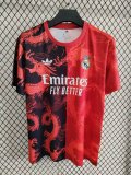 Mens Real Madrid red dragon Special Edition  Soccer Jerseys  2526