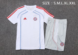 2025-26 Mens Bayern Munich white Training Short Suit     D25100#