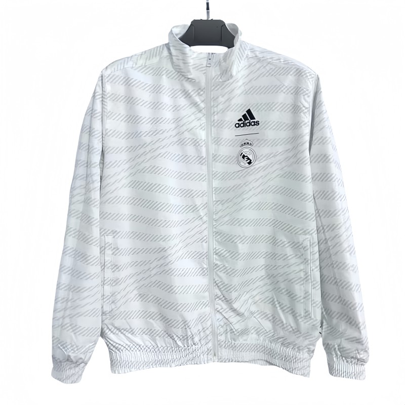 2025-26 Mens Real Madrid white windbreaker