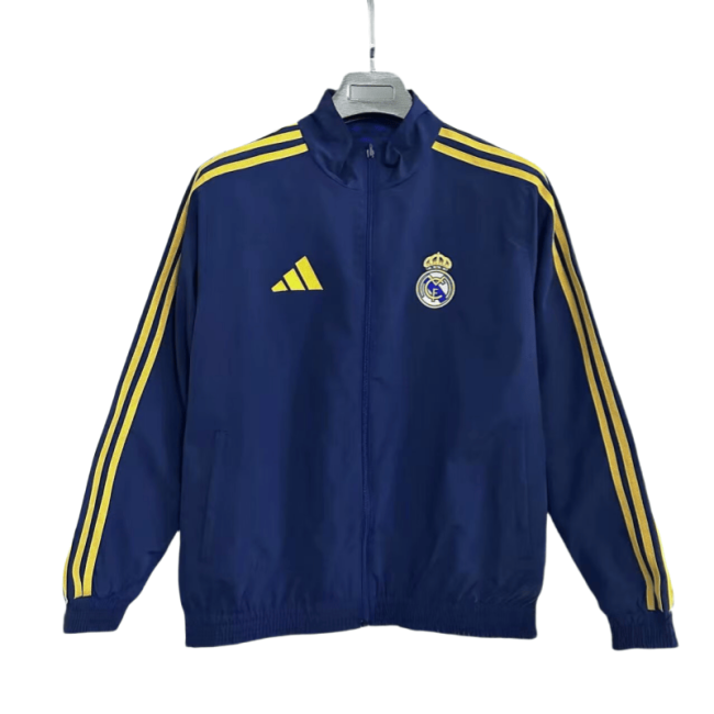 2025-26 Mens Real Madrid blue windbreaker