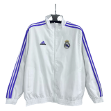 2025-26 Mens Real Madrid white windbreaker