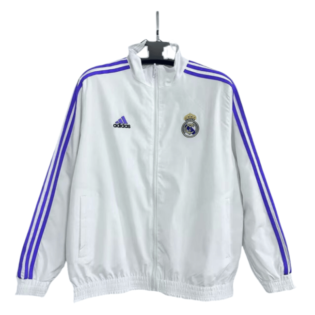 2025-26 Mens Real Madrid white windbreaker