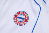 2025-26 Mens Bayern Munich jacket white Retro version Training suit     A2551#