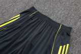 2025-26 Mens Real Madrid dark grey vest Training Short Suit      D2597#