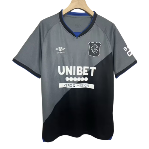 2025-26 Mens Rangers Third away Dark Gray soccer Jersey