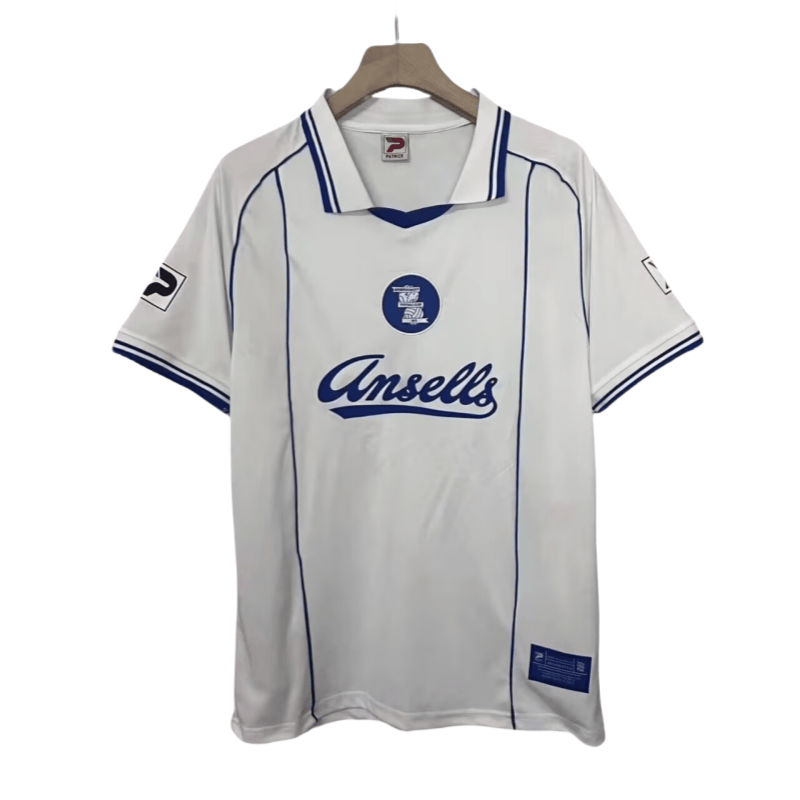 1984-85 Mens Birmingham away white Retro Soccer Jersey