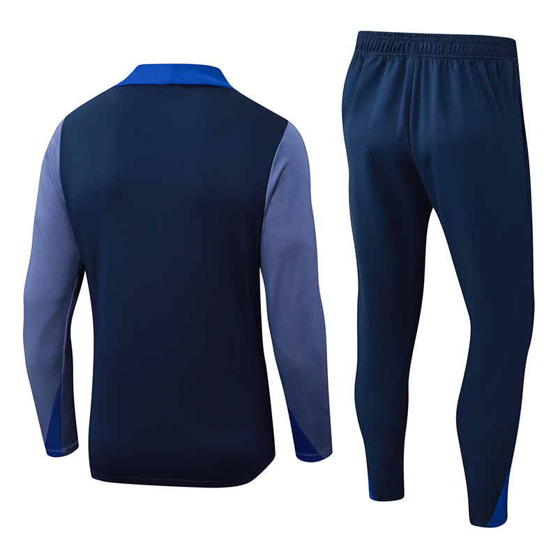 2025-26 Mens PSG Paris blue Jacket Tracksuit suit