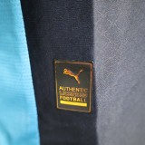 Mens Marseille blue away Player version soccer jersey 2025-26